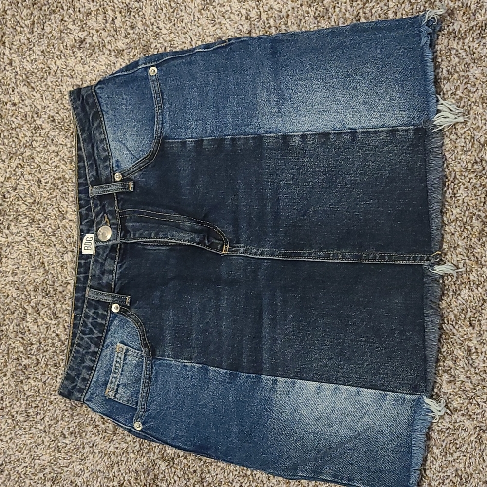 BDG two tone denim skirt medium
